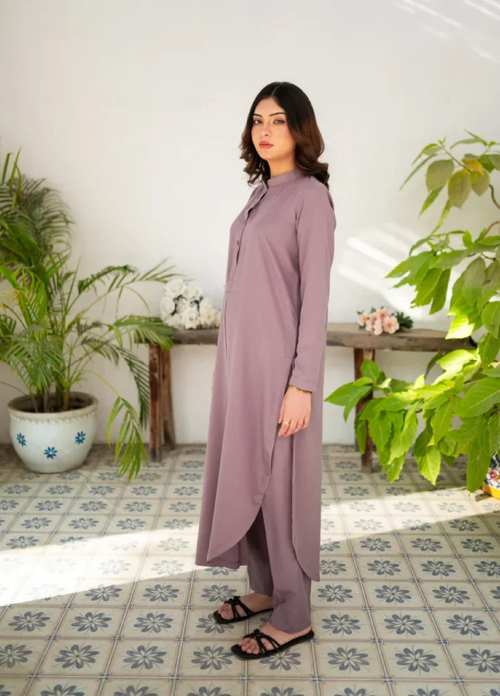 Zauk Women RTW Solids Poly Grip 2 Piece Suit ZK26RC Lavender Grace ZAU-LG - Casual Collection
