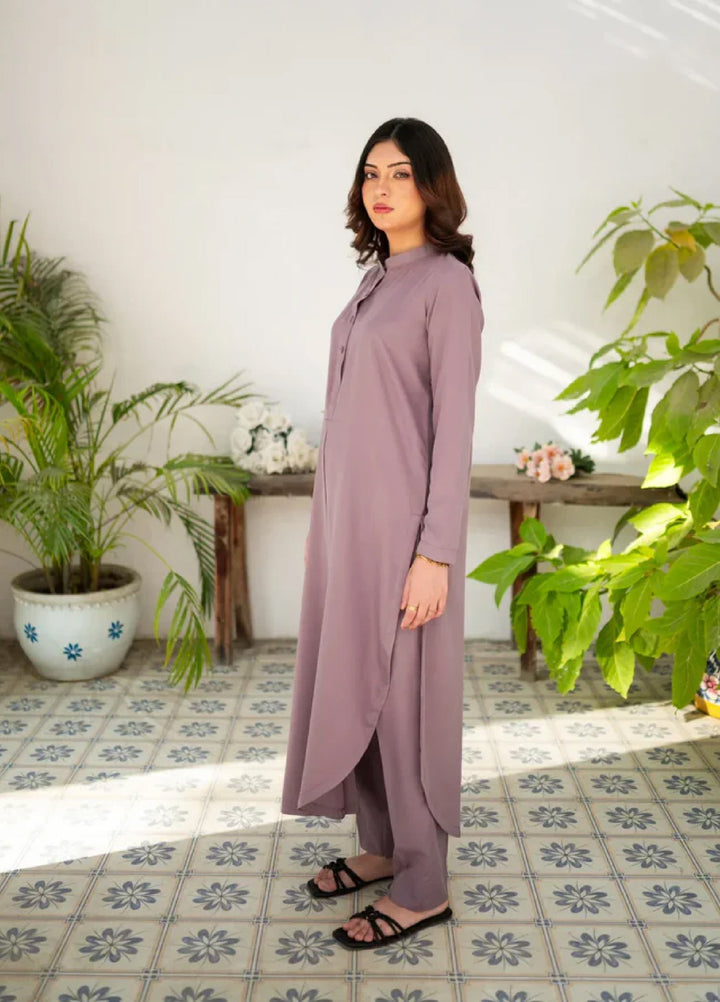 Zauk Women RTW Solids Poly Grip 2 Piece Suit ZK26RC Lavender Grace ZAU-LG - Casual Collection