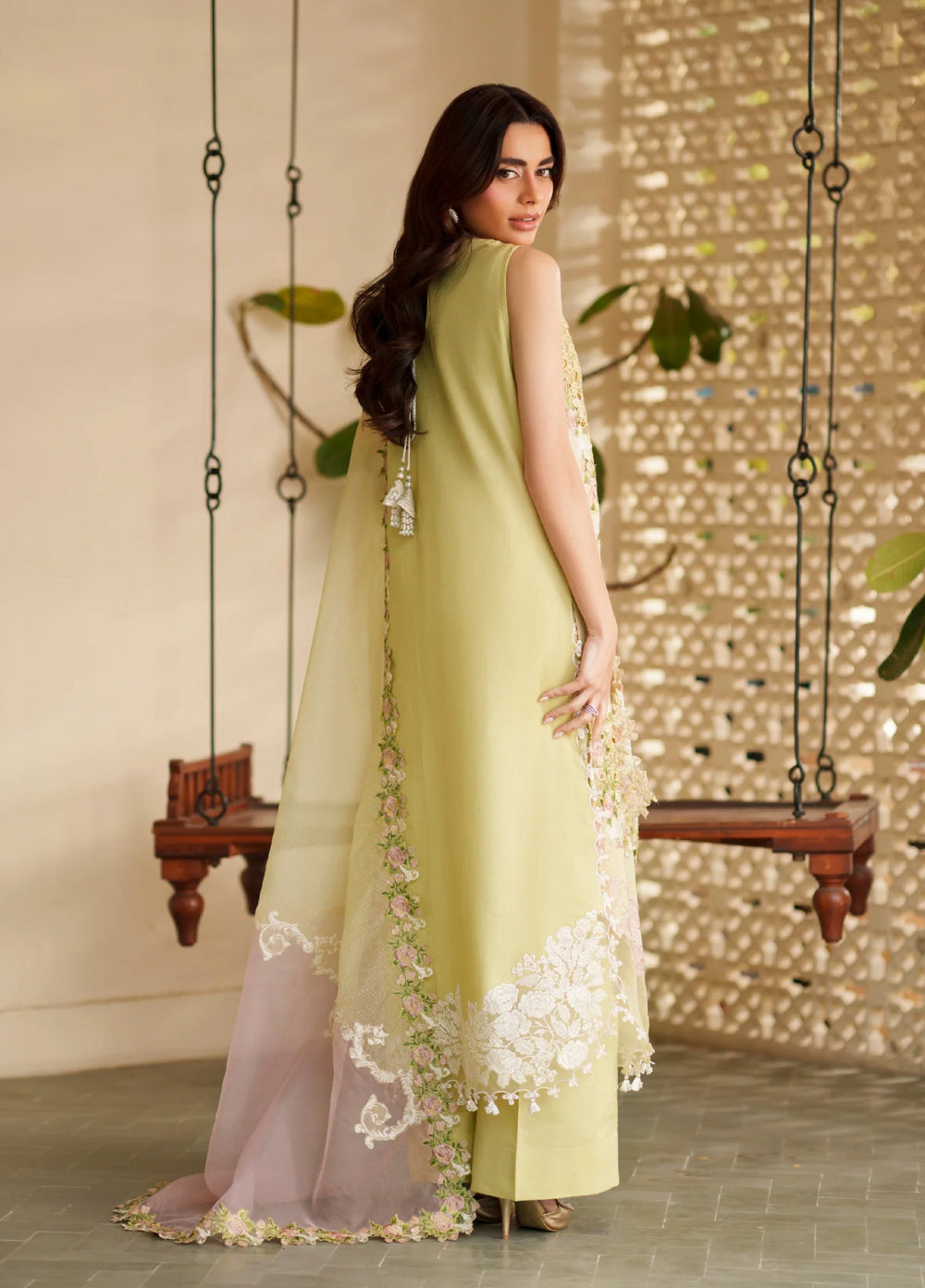 Versa by Asifa and Nabeel Unstitched Embroidered Lawn 3 Piece Suit AN26UVL VUL26-03 Heirloom - Festive Collection