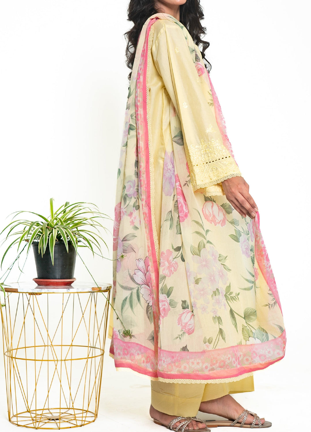 Zyna Unstitched Embroidered Lawn 3 Piece Suit ZY26ULS Lurea - Summer Collection