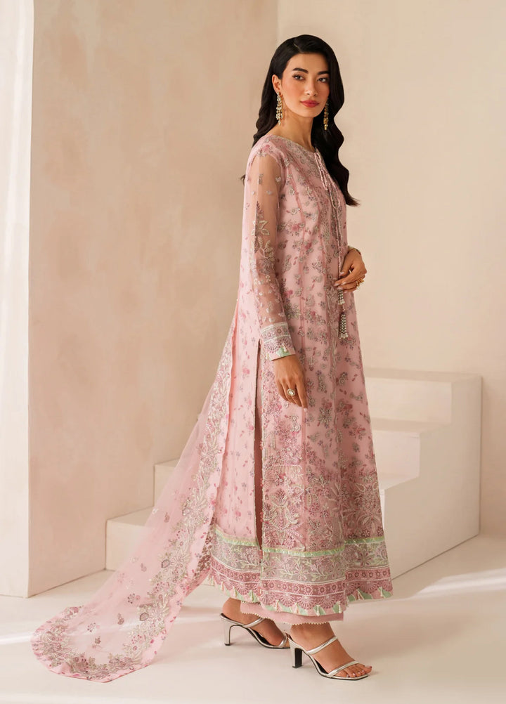 Xenia Formal Unstitched Luxury Net Suits 3 Piece XE25FL Ashal - Formals Collection