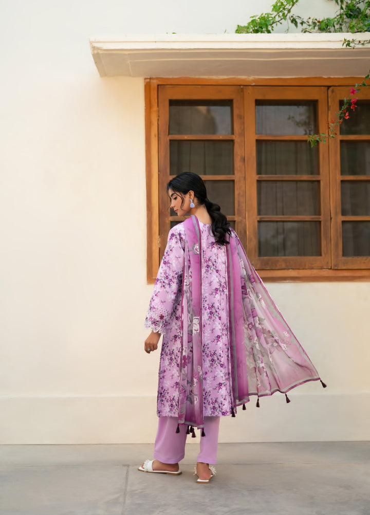Bagh by Rashid Textiles Unstitched Embroidered Lawn 3 Piece Suit RT26UBL 3725 - Casual Collection