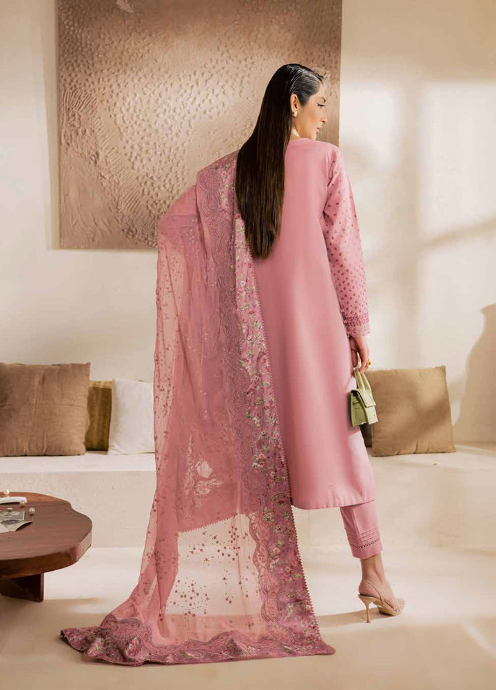 Nureh Exclusive Unstitched Lawn Karandi Embroidered 3 Piece Suit NU26UE NE-216 - Spring Collection