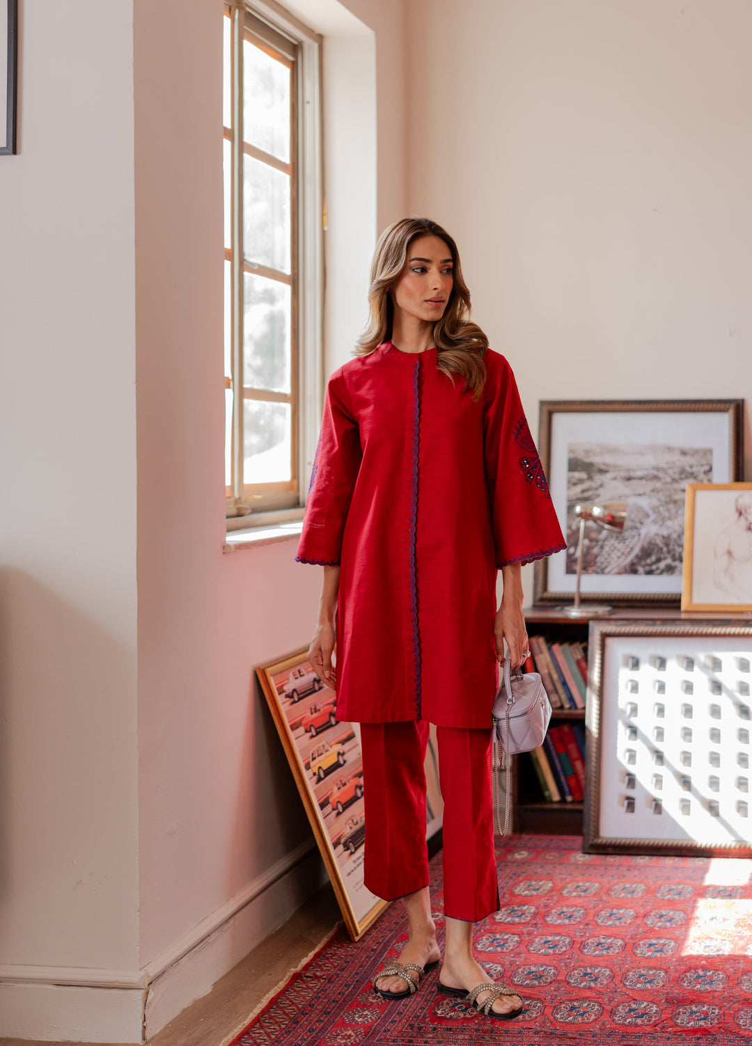 Pret Essentials by Sahar Pret Embroidered Khaddar 2 Piece AWSK-RR-01 - Winter Collection