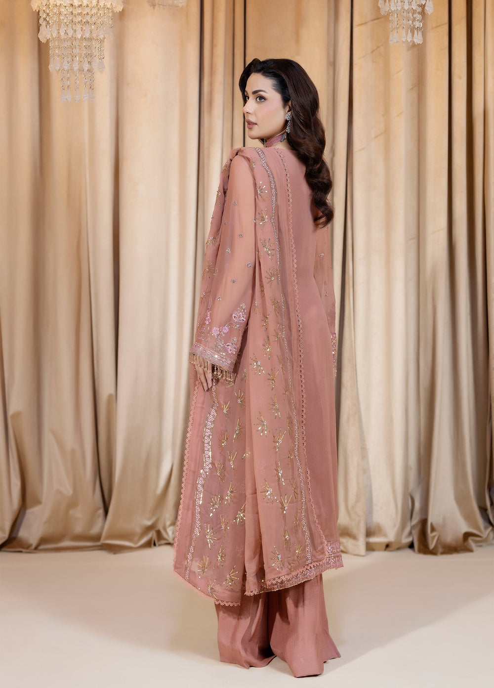 Daastan Raum by Sarb Unstitched Embroidered Chiffon 3 Piece Suit RS26UCD DCL-01 - Festive Collection