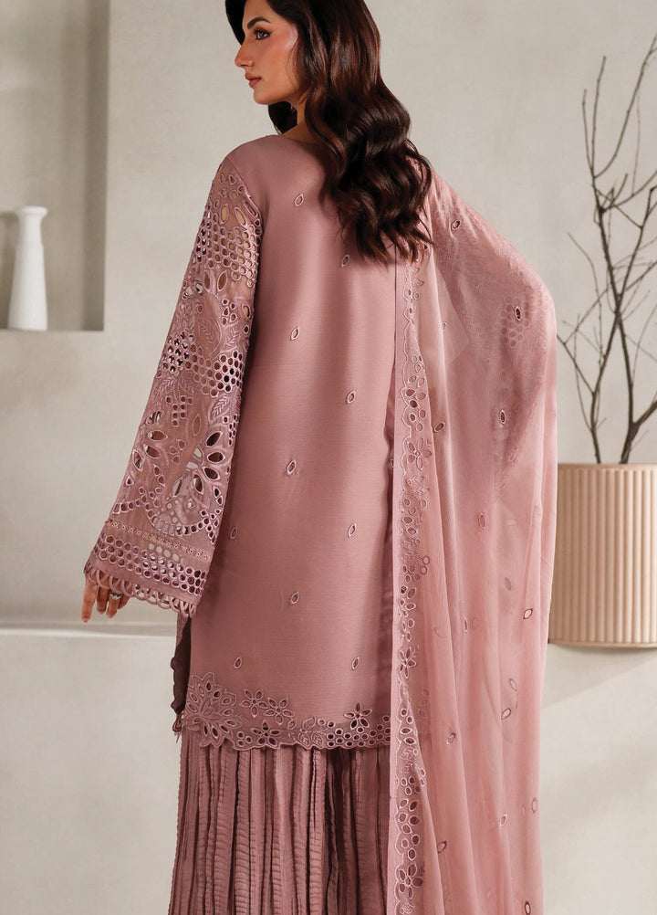 Muse Thread by Zarif Unstitched Chiffon Embroidered Suits 3 Piece ZRF25MT 02 AYLA - Festive Collection