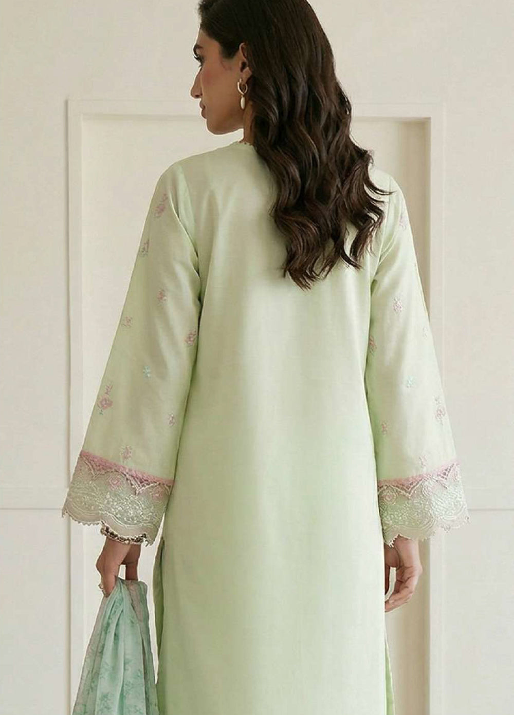 Zellbury Unstitched Embroidered Jacquard 3 Piece Suit ZB26UVIII WUS26E30653 - Casual Collection