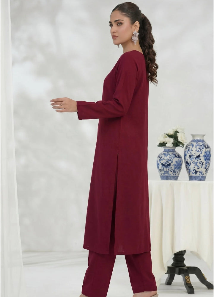 Silcot Women Pret Solids Linen 2 Piece Suit Mono Seoul - Summer Collection