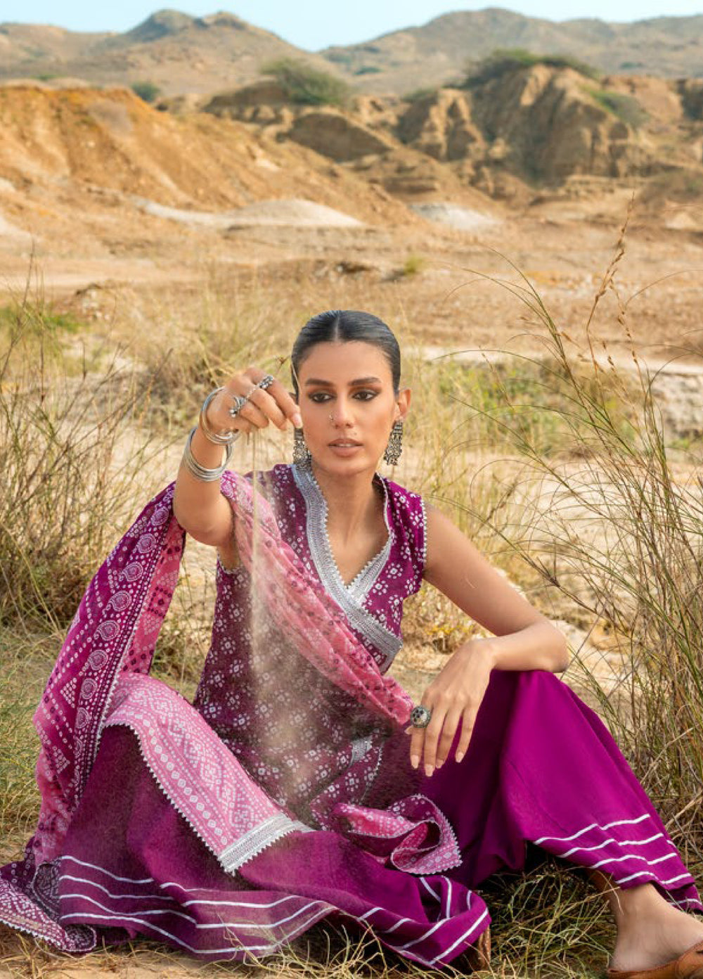 The Chunri by Gul Ahmed Unstitched Printed Lawn 3 Piece Suit GA26UTCL CL-62109 B - Summer Collection