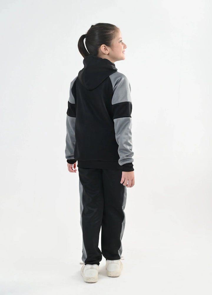 IQ Exclusive Kids Track Suit Fleece 2 PieceDark Cloud Tracksuit-Unisex Kids - Winter Collection
