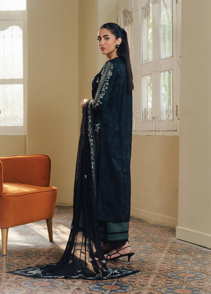 Daybreak by Afrozeh Unstitched Printkari Embroidered Lawn 3 Piece Suit AF26UDB D-7 CLOUDVEIL - Summer Collection