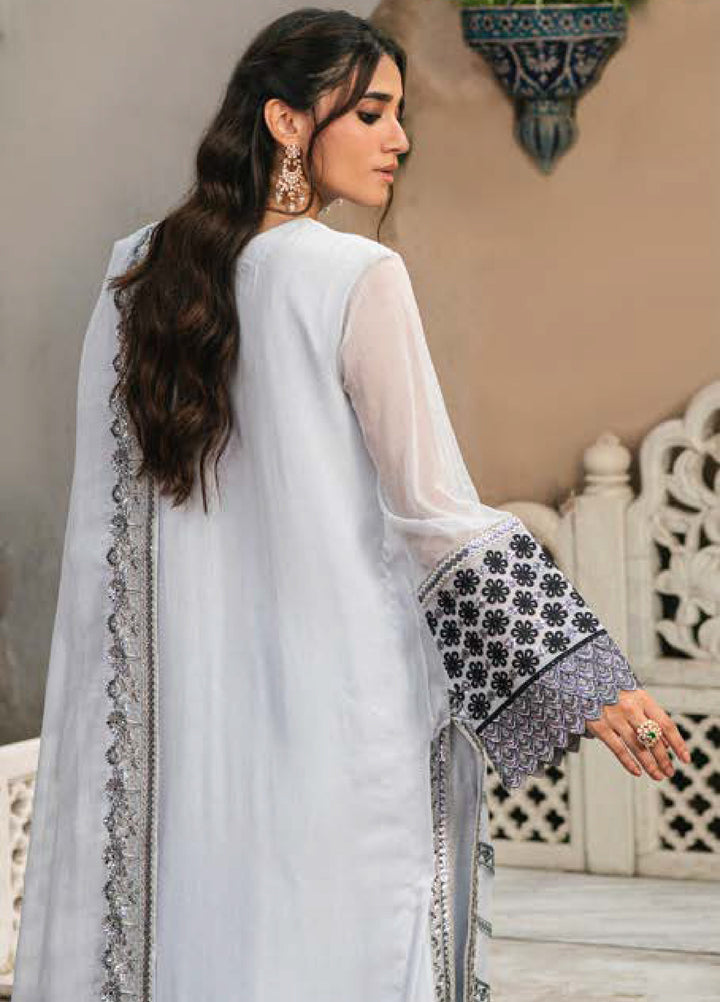 Gulnaar by Freesia Embroidered Chiffon Suits Unstitched 3 Piece FRE25GL FSU-657 Liliya - Festive Collection