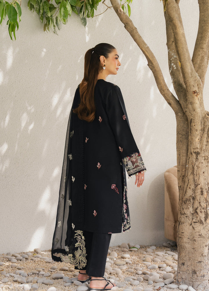Eclat Premium by Seran Unstitched Embroidered Lawn 3 Piece Suit SN26ULE Noirea D-03 - Summer Collection