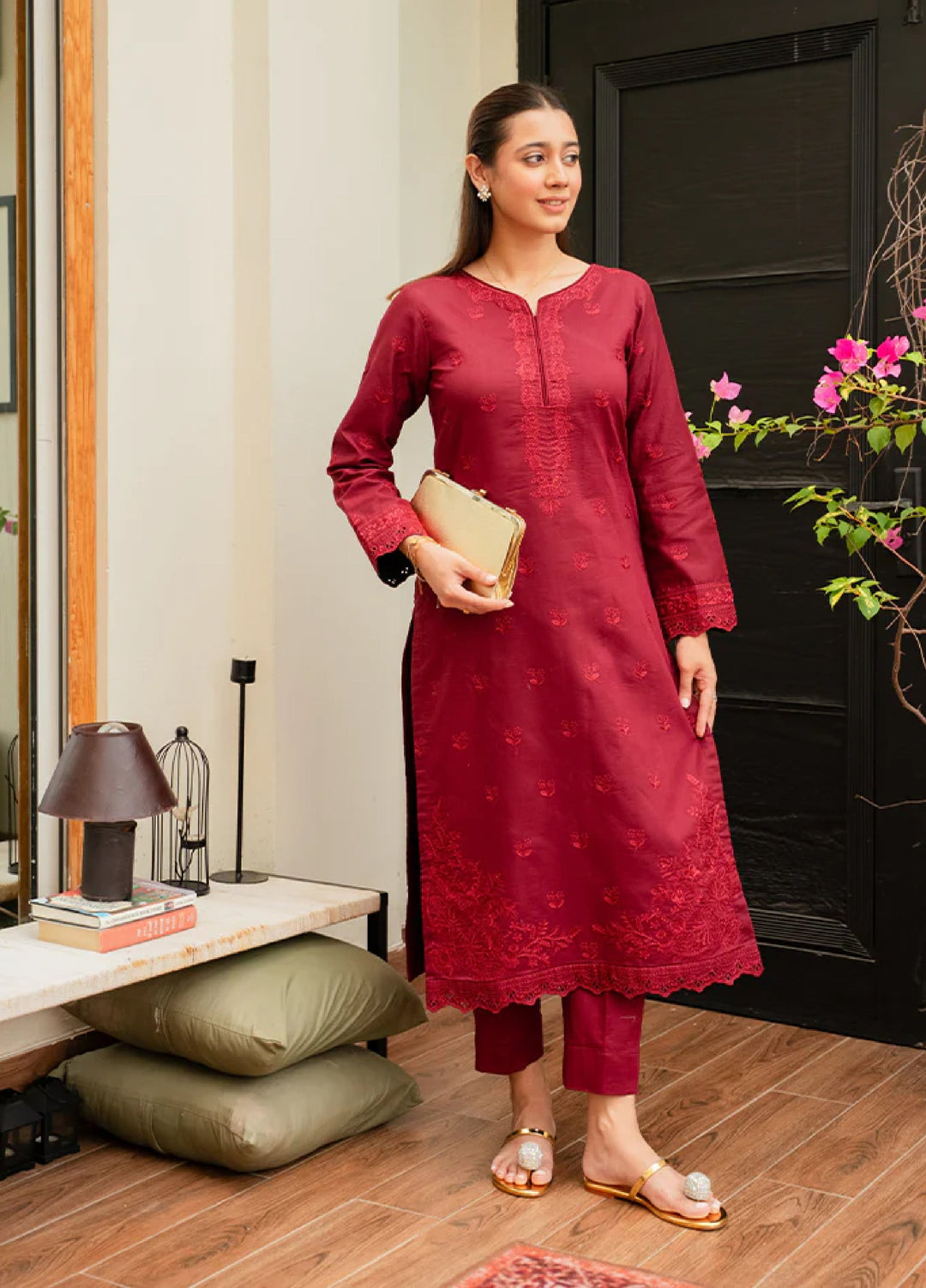 Basics by Gulaal Pret Embroidered Lawn 2 Piece DW-03 Zyra - Summer Collection