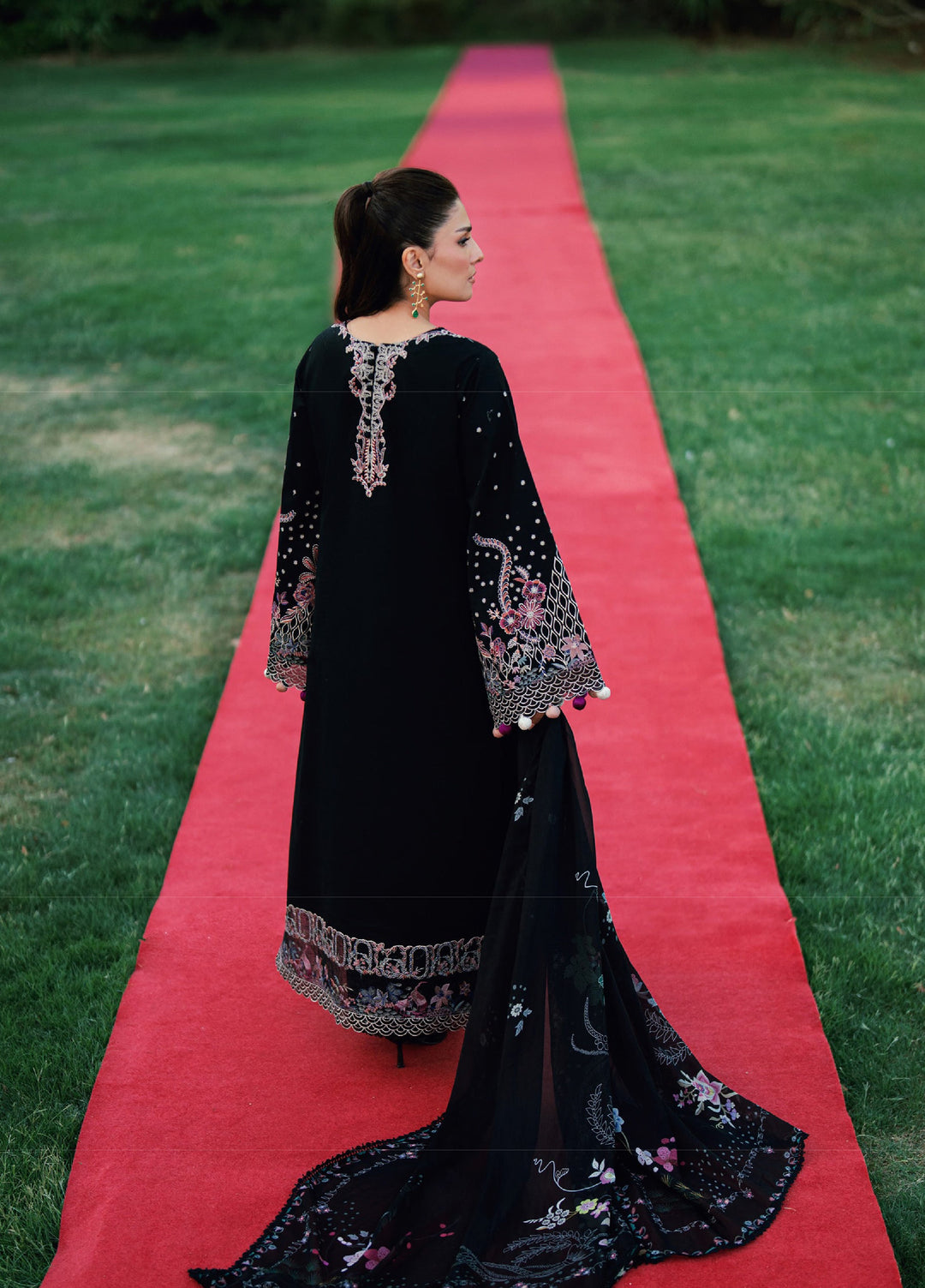 Florent Unstitched Embroidered Lawn 3 Piece Suit FL26ULE FEF-8 - Eid Collection