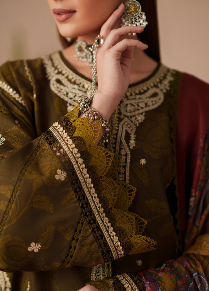 JoJo by Bin Ilyas Unstitched Embroidered Lawn 3 Piece Suit BI26UJJ D-84A - Summer Collection