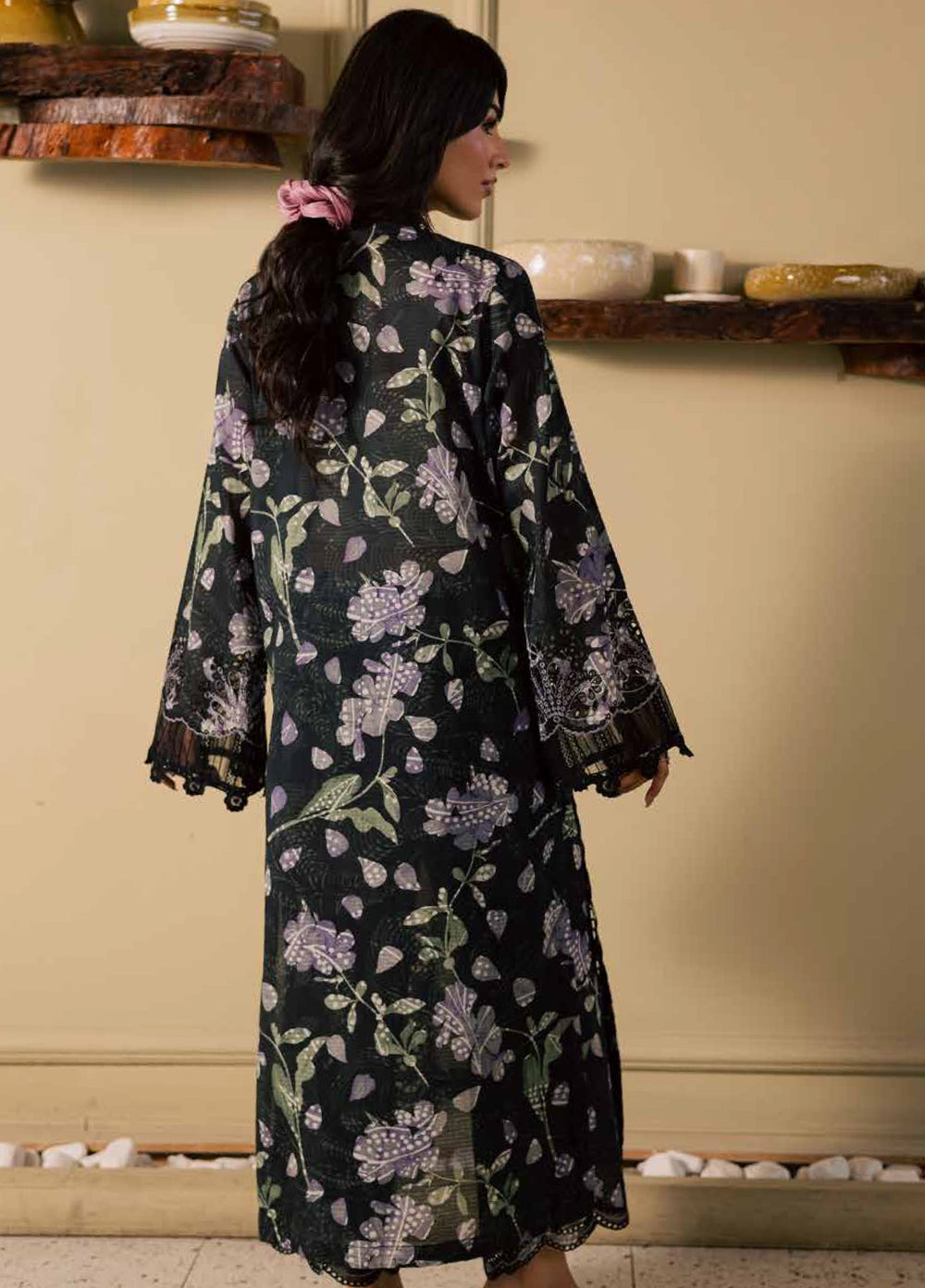 Ballerina by Nureh Unstitched Printed Chikankari Lawn 2 Piece Suit NU26UBL NU2-201 - Summer Collection