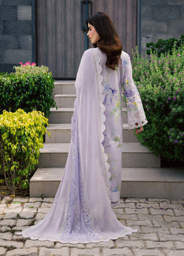 Lily May by Nureh Unstitched Embroidered Lawn 4 Piece Suit NU26ULL NE-258 - Eid Collection