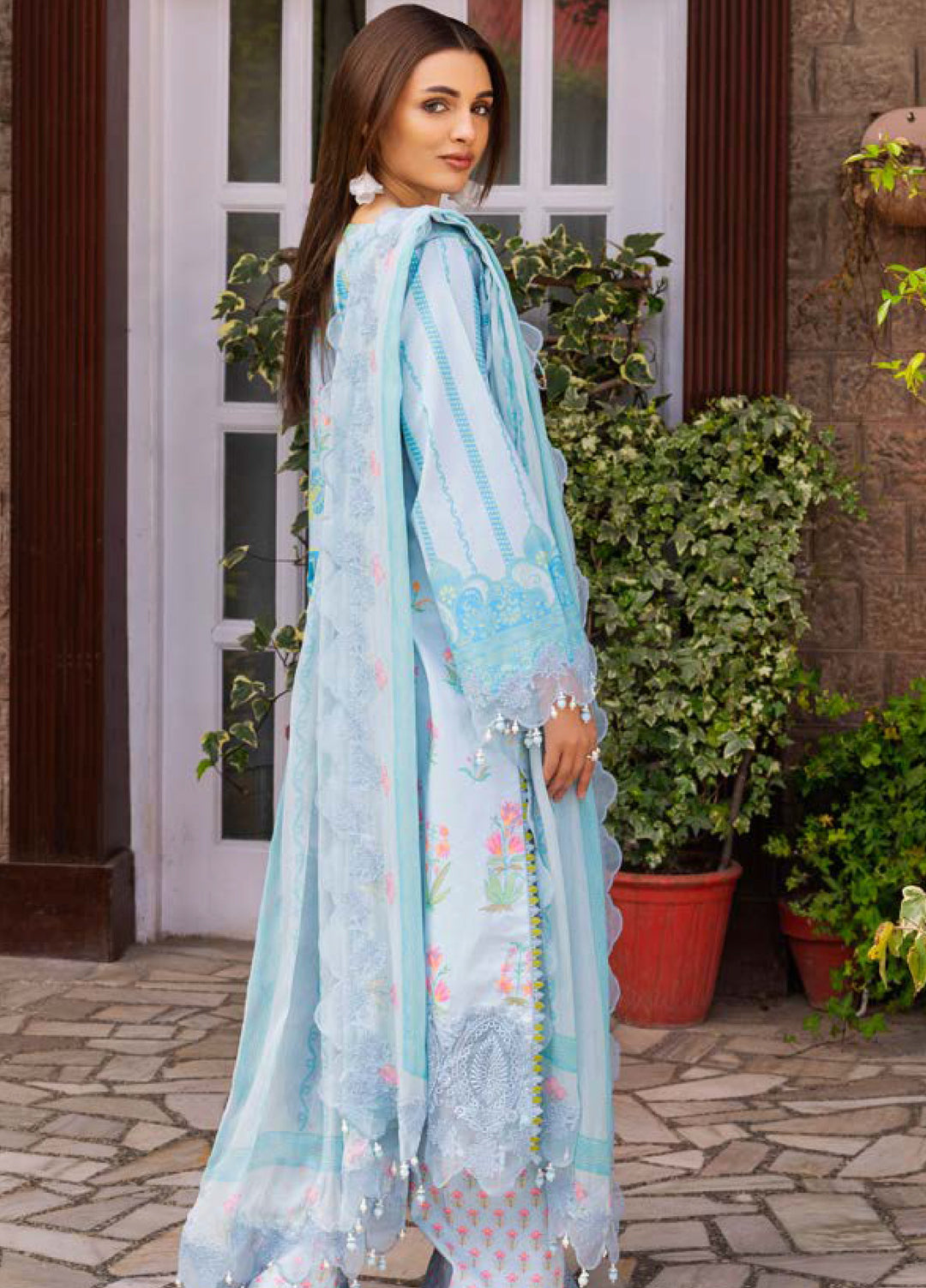 Rang e Bahar by Charizma Unstitched Embroidered Lawn 3 Piece Suit CHR26ULR CRB6-18 - Summer Collection