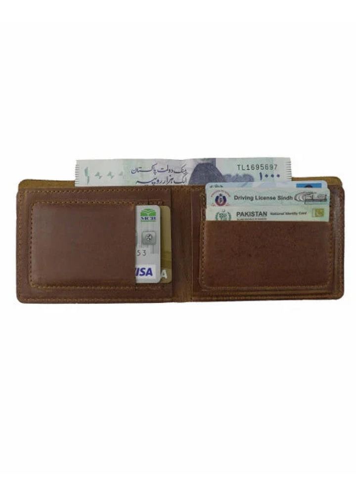 Vintage by Jild Mens Genuine Vintage Leather Wallet-BROWN S3 - Wallets Collection
