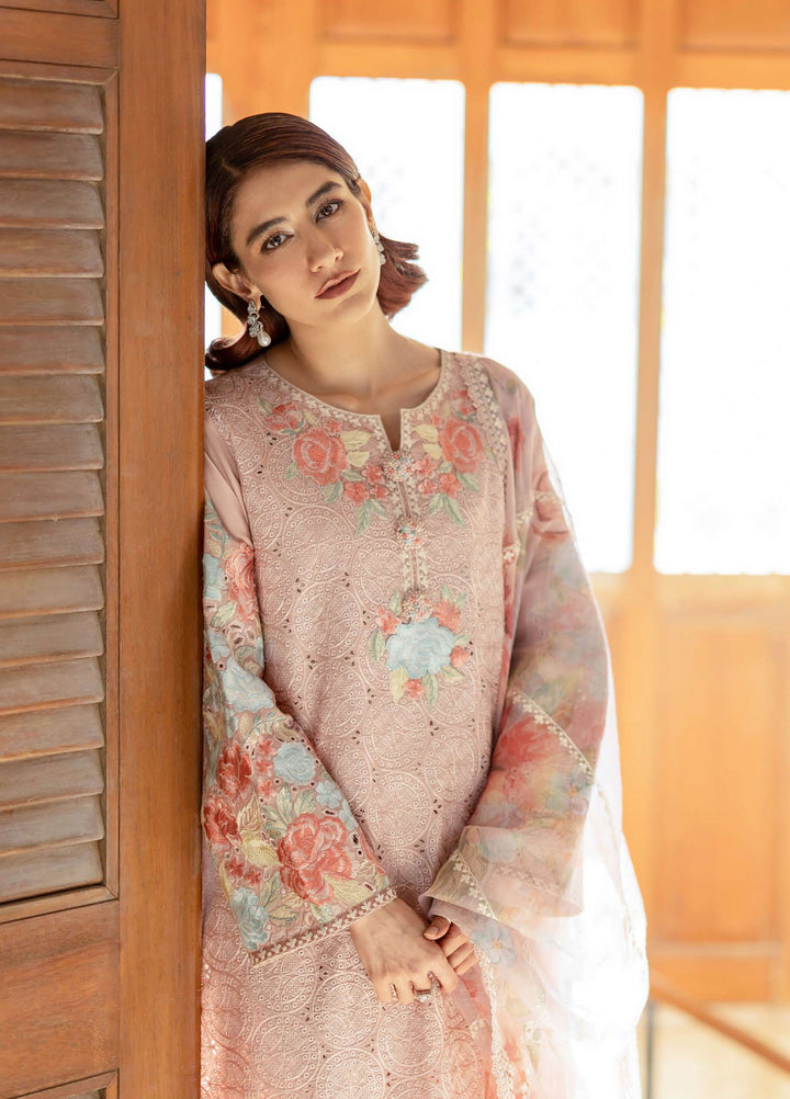 Astoria by Mushq Unstitched Embroidered Lawn 3 Piece Suit MQ26UAL 307-Norah - Festive Collection