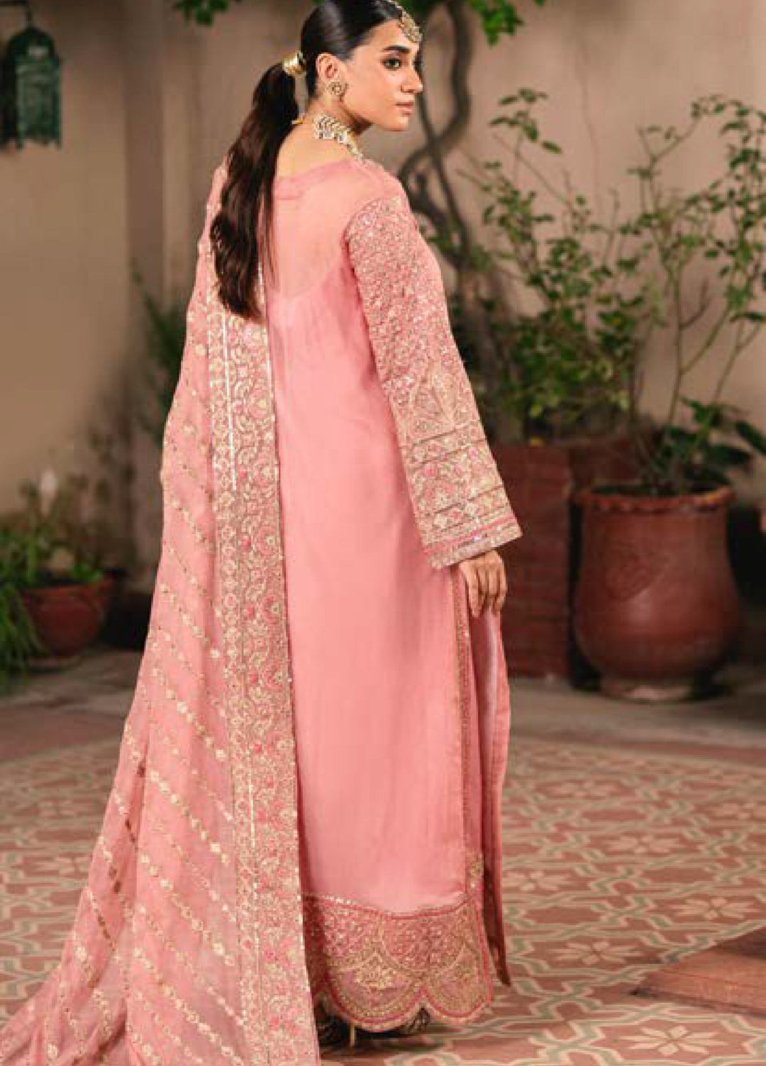 Gulnaar by Freesia Embroidered Chiffon Suits Unstitched 3 Piece FRE25GL FSU-658 Sasha - Festive Collection