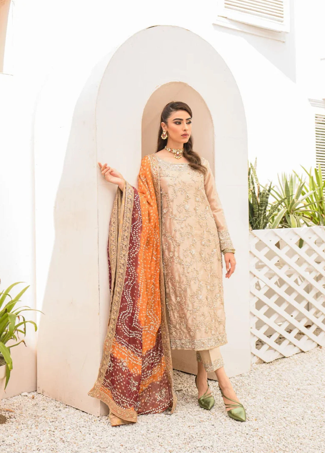 Luxe By Hues Atelier Women Pret 3 Piece Norah - Formals Collection