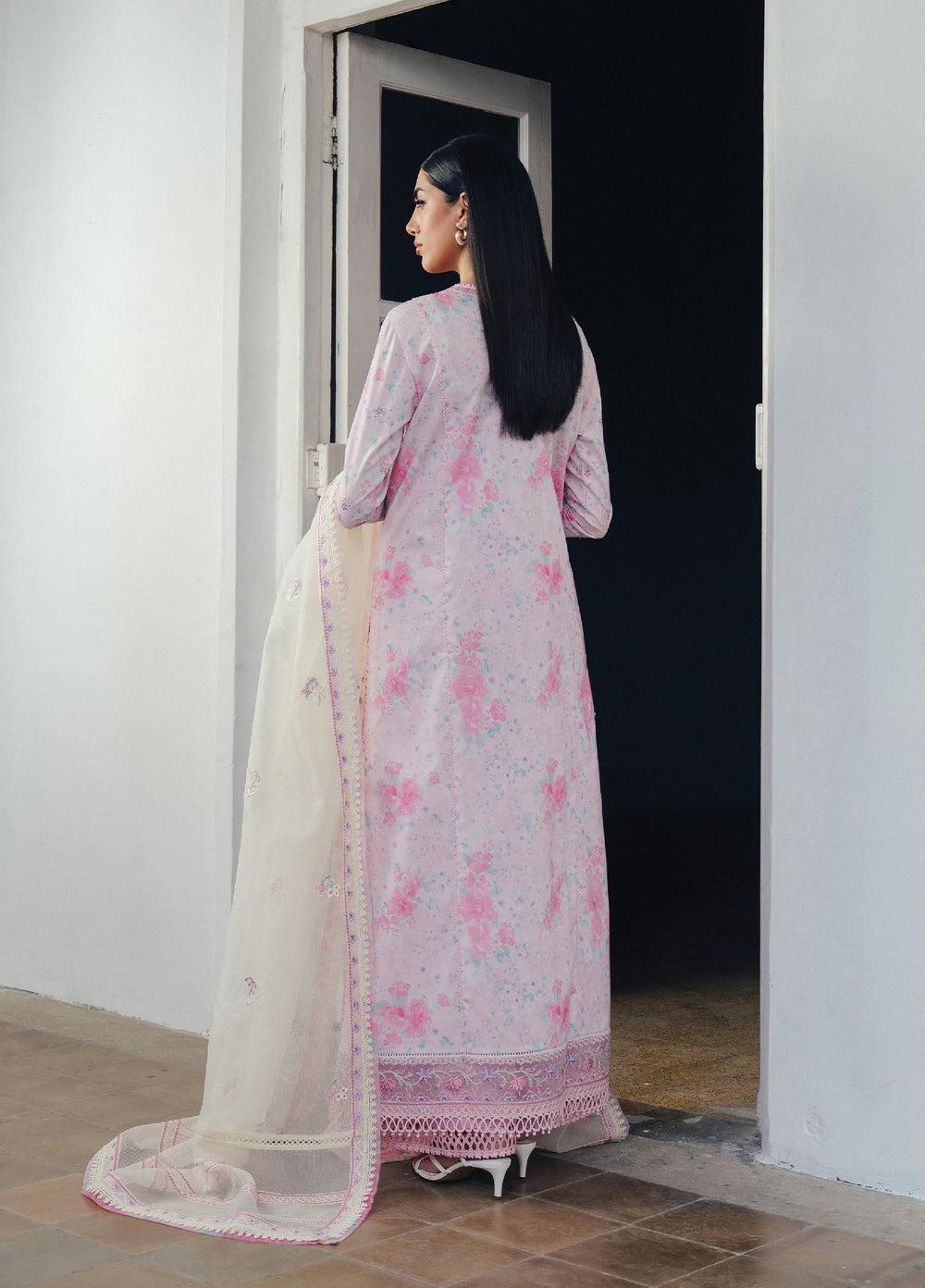 Daybreak by Afrozeh Unstitched Printkari Embroidered Lawn 3 Piece Suit AF26UDB D-1 SKYDUST - Summer Collection