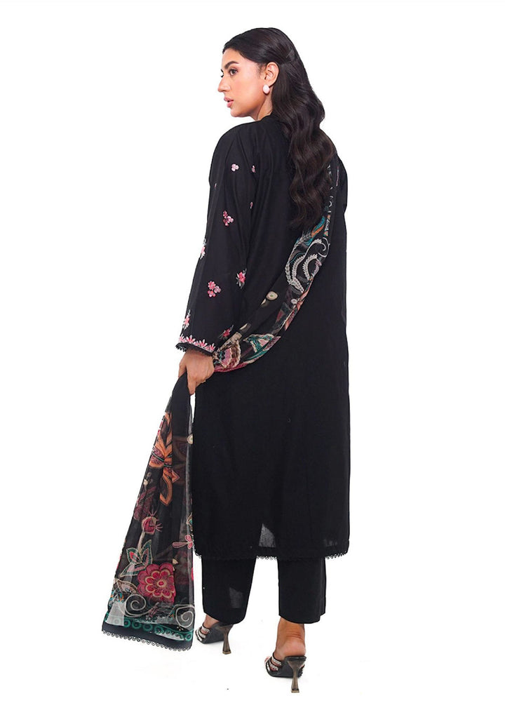 Ileen by naba bilal Unstitched Embroidered Lawn 3 Piece Suit IN26UEL AYZEL - Casual Collection