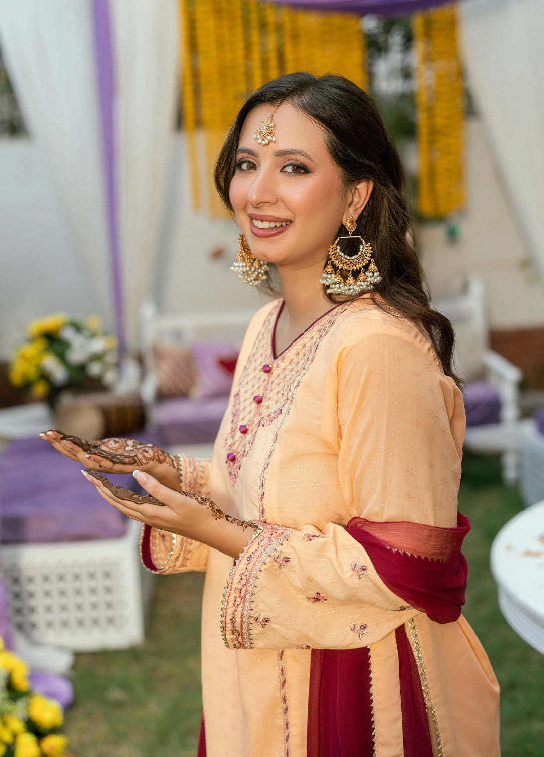 Omal by Komal Pret 3 Piece Dobby Suit Jahan- Festive Collection