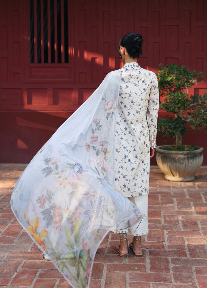 Q Prints by Qalamkar Unstitched Lawn Printed 3 Piece Suit QLK26QP Aerin - Summer Collection