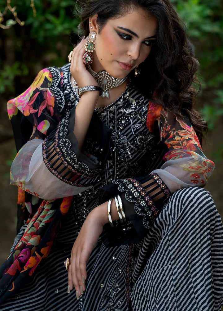 Vasal by Charizma Unstitched Embroidered Chiffon 4 Piece Suit CHR26UVC VSLW6-02 - Festive Collection
