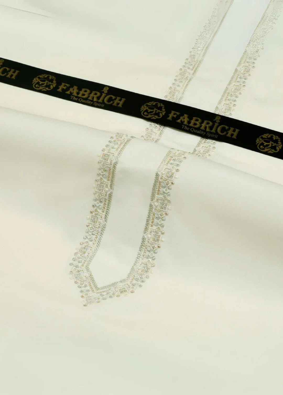 Monochrome by Fabrich Embroidered Wash N Wear Suit Unstitched 2 Piece GTS-BGM-002 - Festive Collection