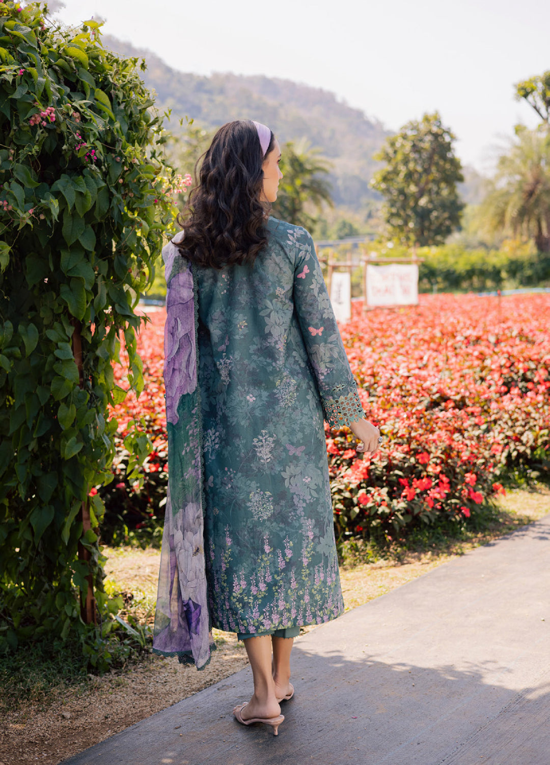 Shezlin by Aabyaan Unstitched Embroidered Chikankari 3 Piece Suit ABY26UCS MEHRVEEN - Eid Collection