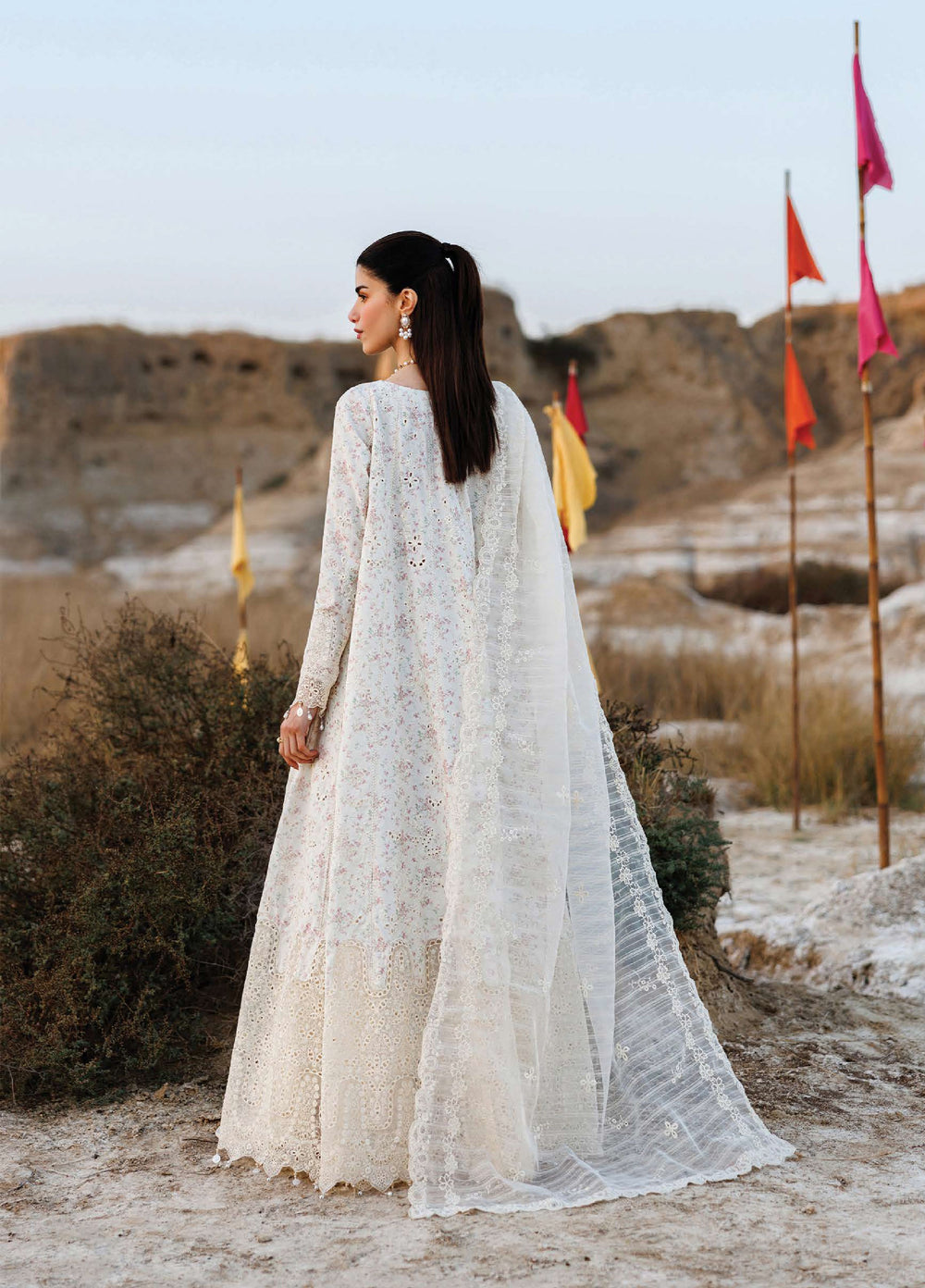 Sunlit Groove by Emaan Adeel Unstitched Embroidered Luxury Lawn 3 Pcs Suit EA26USG SUNKISSED - Summer Collection