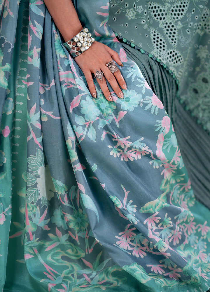 Amour by Bin Ilyas Unstitched Embroidered Lawn 3 Piece Suit BI26ULA 181A - Festive Collection