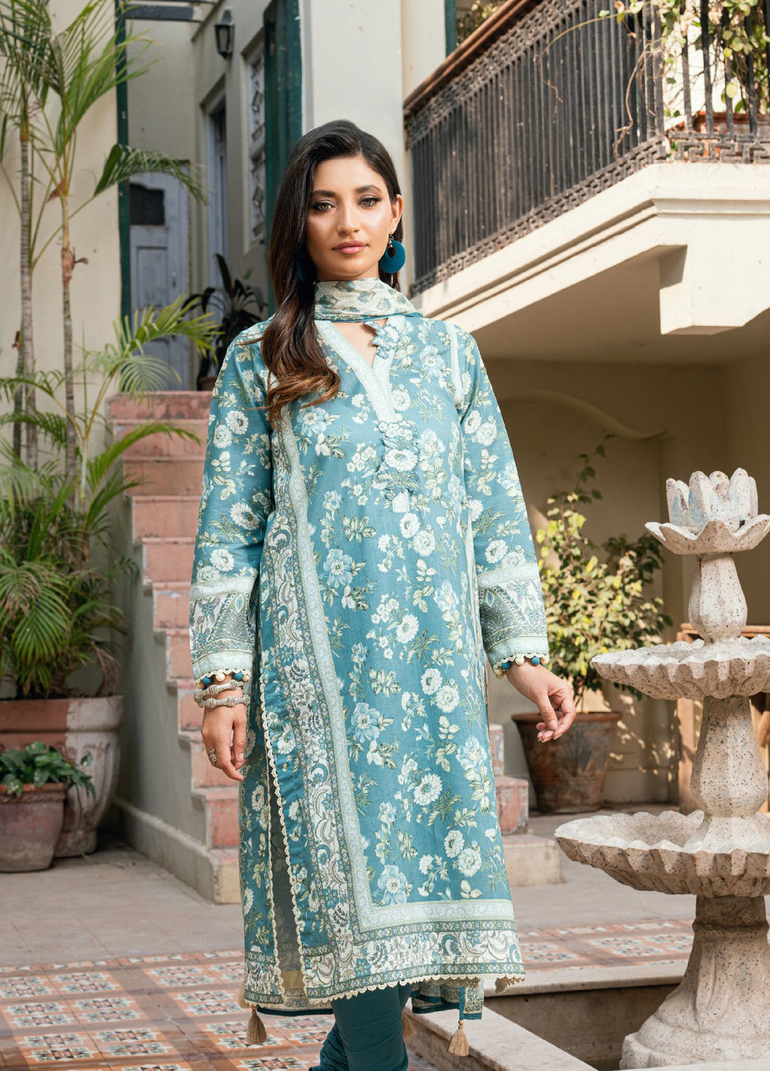Desert Rose by Gul Ahmed Unstitched Printed Lawn 3 Piece Suit GA26UDRL CH-62015 - Summer Collection