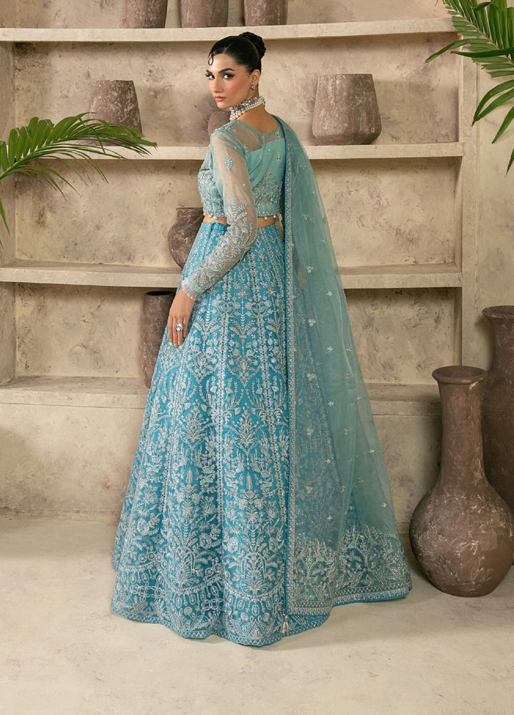 Azira by Gulaal Unstitched Luxury Embroidered Organza 3 piece GL25AF LFU-01 Elaria - Formals Collection
