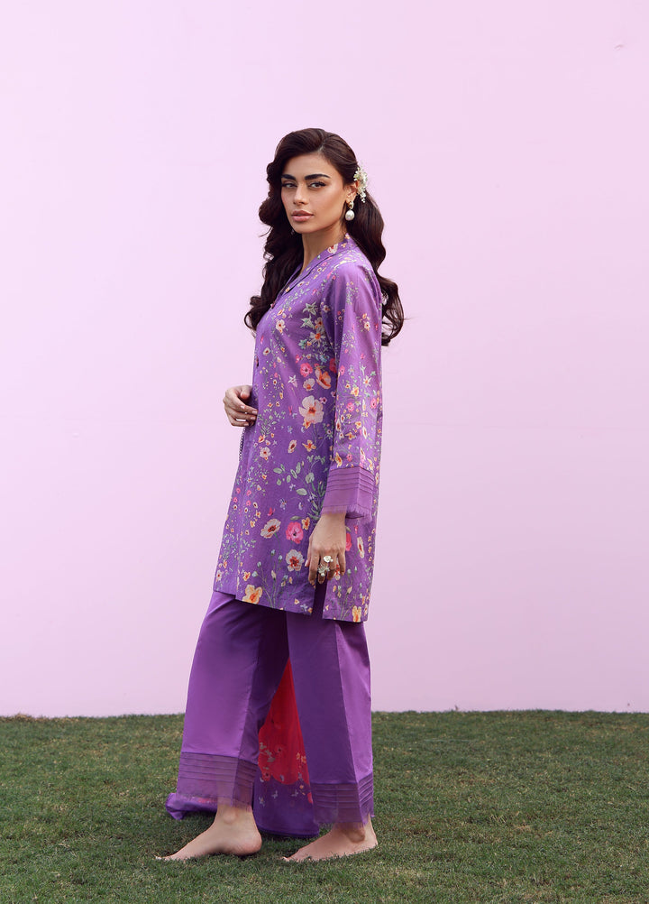 Mirha by Sahar Unstitched Printed Lawn 3 Piece Suit SS1-26-12 Lavender Whisper - Summer Collection