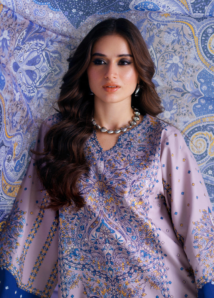 Amour by Bin Ilyas Unstitched Embroidered Lawn 3 Piece Suit BI26ULA 182B - Festive Collection