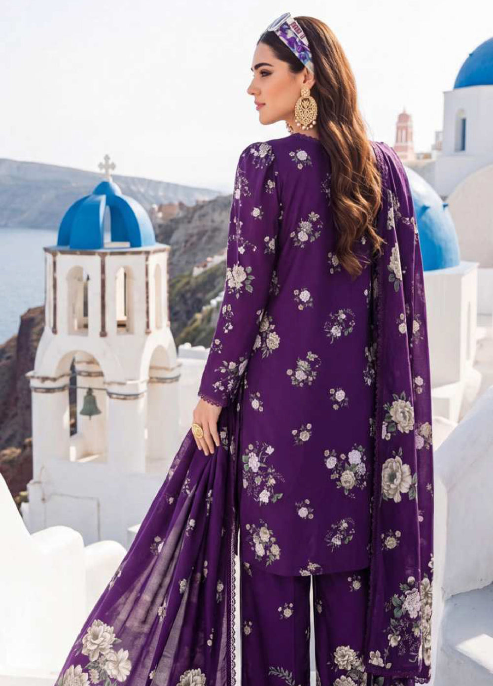 Coco Cords by Al Zohaib Unstitched Printed Lawn 3 Piece Suit AZ26UCL-1 - Casual Collection