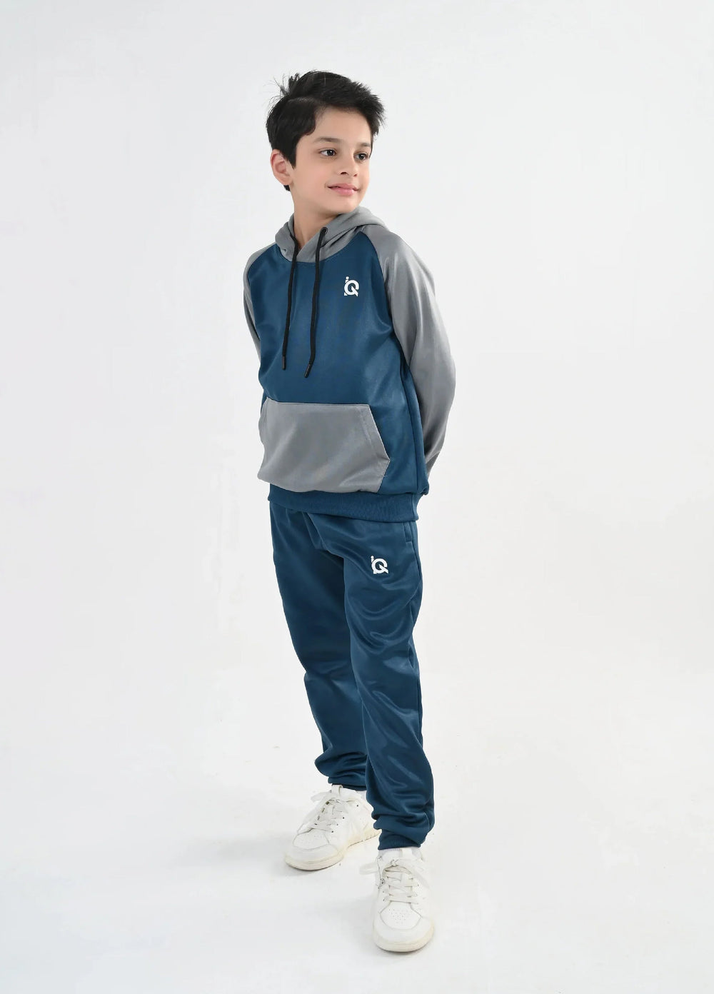 IQ Exclusive Kids Track Suit Fleece 2 PieceAzure Mist Tracksuit-Unisex Kids - Winter Collection