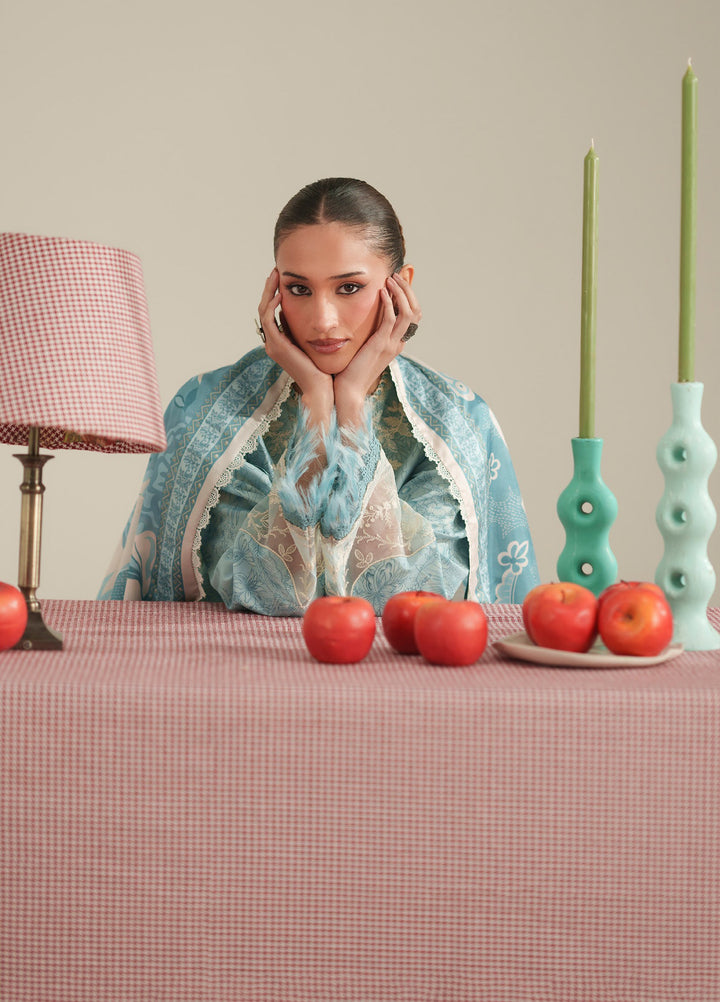 JoJo by Bin Ilyas Unstitched Embroidered Lawn 3 Piece Suit BI26UJJ D-86A - Summer Collection