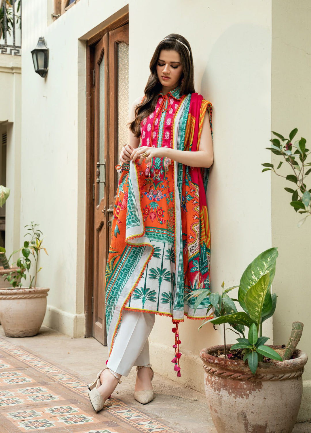 Desert Rose by Gul Ahmed Unstitched Printed Lawn 3 Piece Suit GA26UDRL CH-62020 - Summer Collection