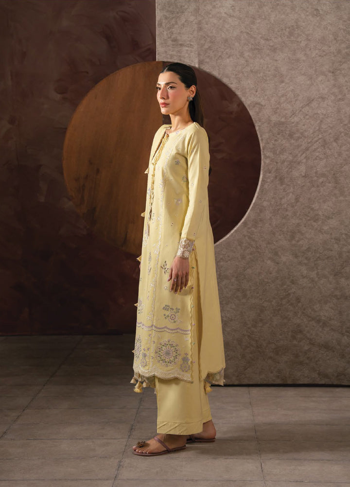 Seran Unstitched Embroidered Lawn 3 Piece Suit SN26ULLE Seyra D-08 - Eid Collection
