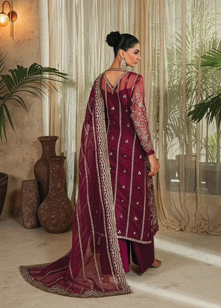 Azira by Gulaal Unstitched Luxury Embroidered Organza 3 piece GL25AF LFU-06 Amisra - Formals Collection