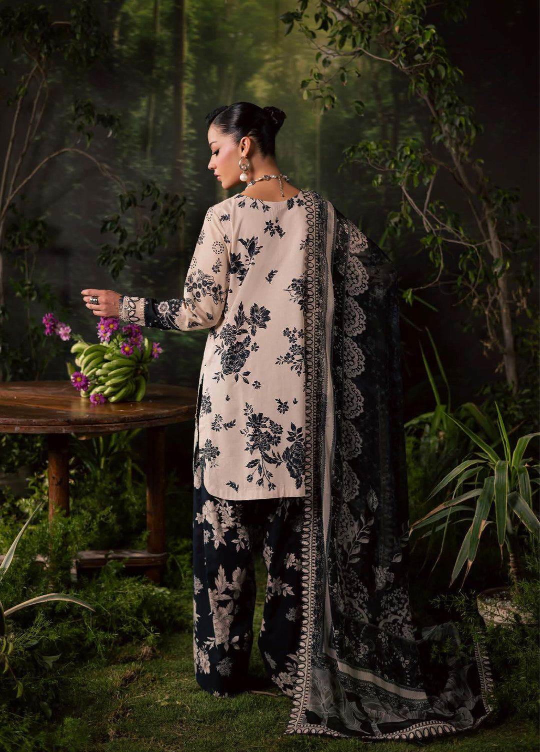 Daily Delight by Nureh Unstitched Embroidered Lawn 3 Piece Suit NU26UDDL DD-27 - Summer Collection