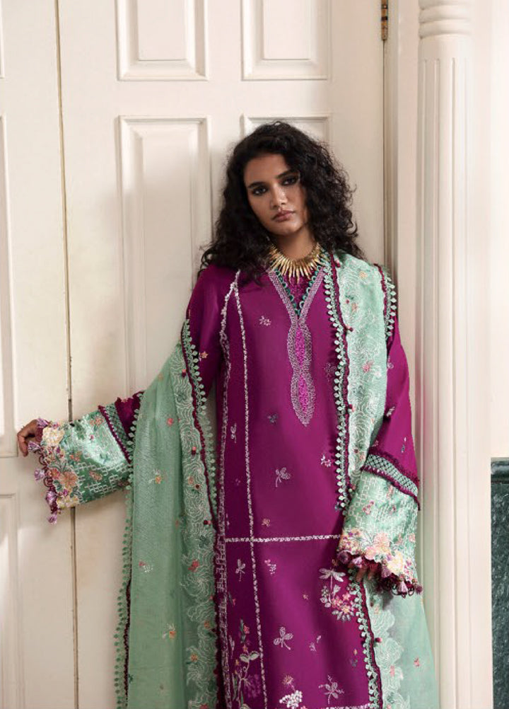 Lilas by Republic WomensWear Unstitched Embroidered Lawn 3 Piece Suit RW26ULL D-3A - Eid Collection