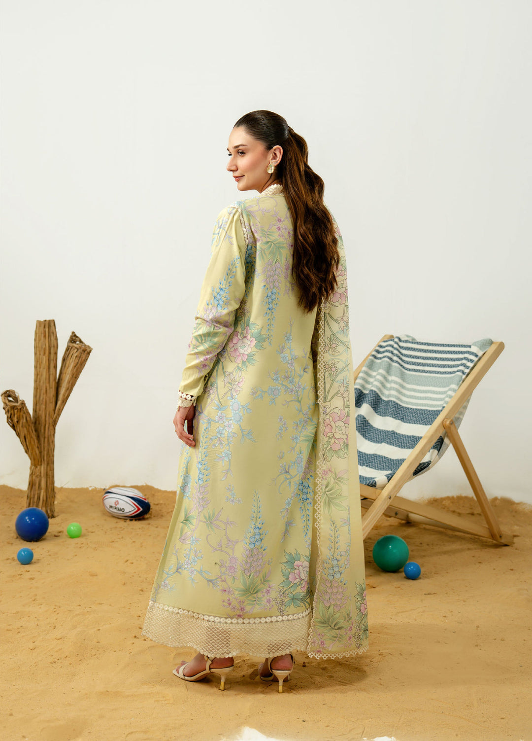 Sundaze by Zarposh Unstitched Embroidered Lawn 3 Piece Suit ZR26USL MISTRAL - Festive Collection
