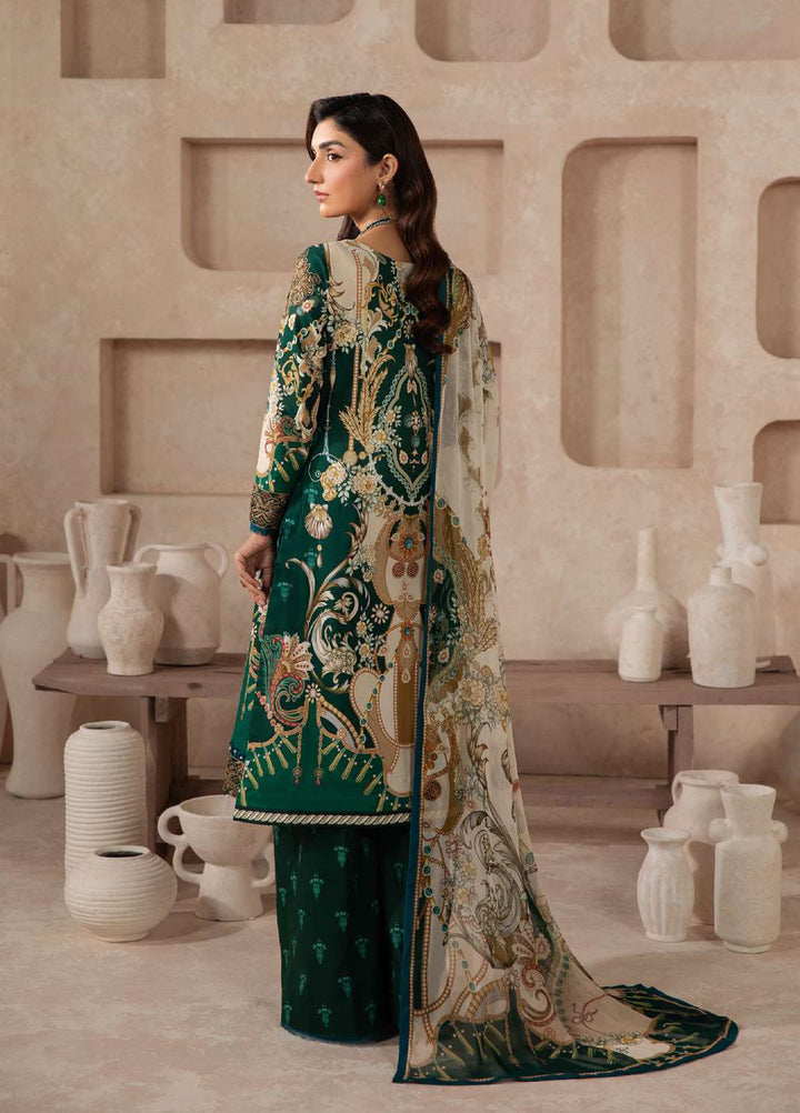 Gulaal Unstitched Embroidered Lawn 3 Piece Suit GL26ULF Vantae D-3 - Festive Collection